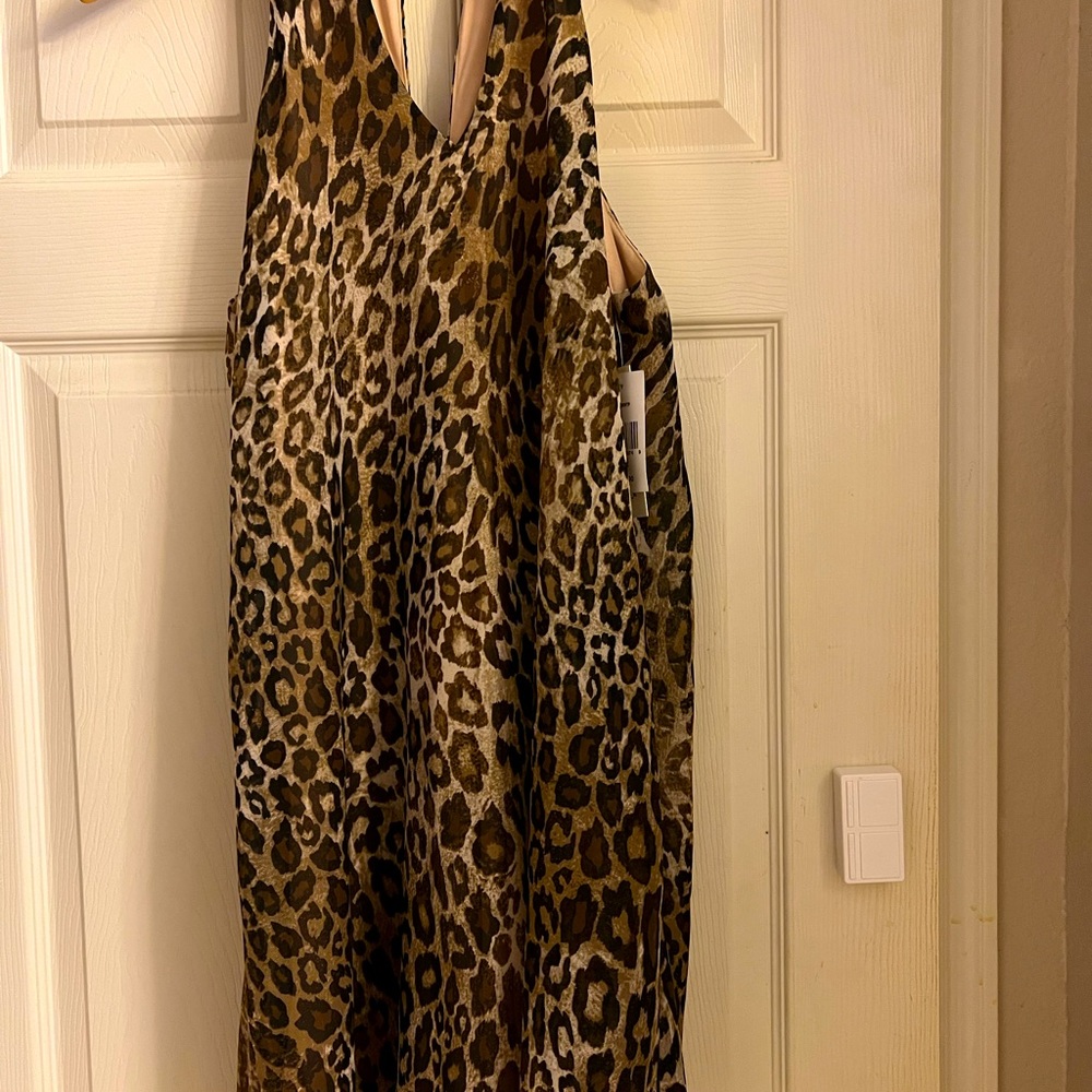 NWT animal print sleeveless dress